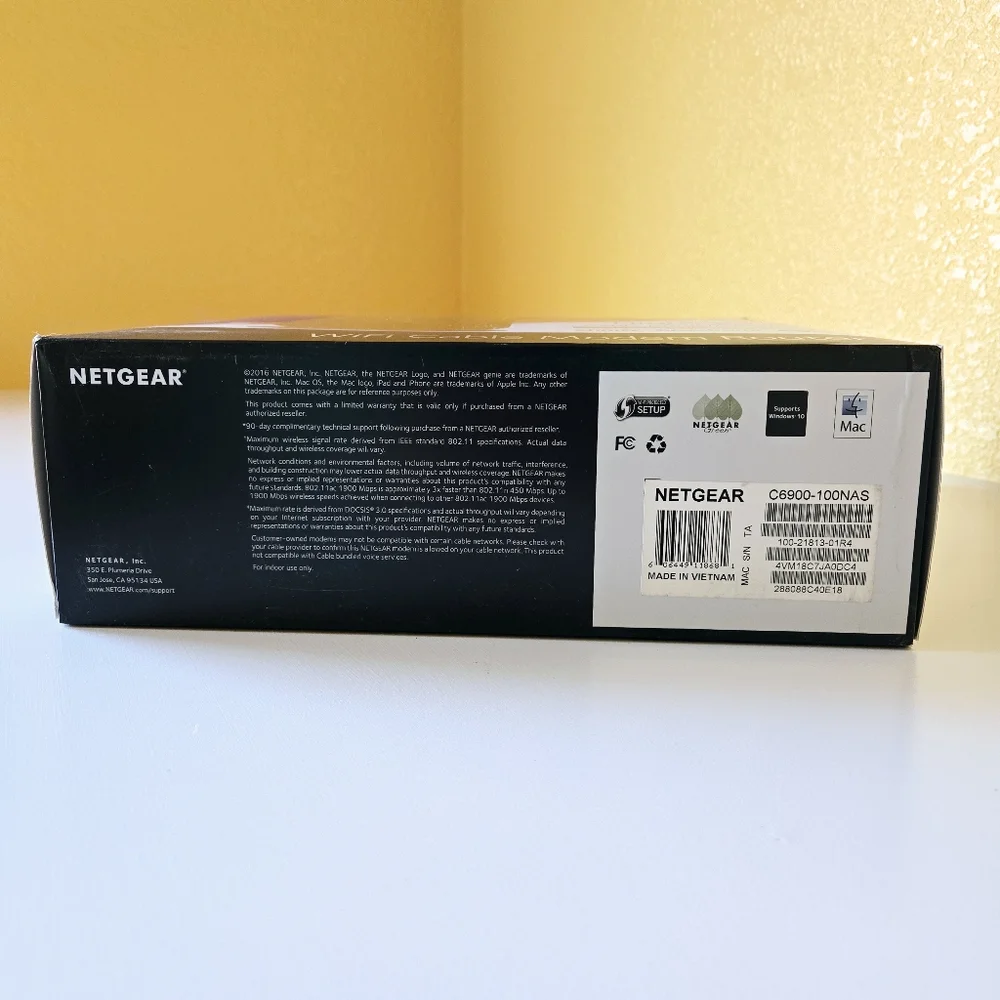 Netgear C6900 Nighthawk AC1900 WiFi Cable Modem Router Dual Band Wired Wireless - Picture 6 of 14